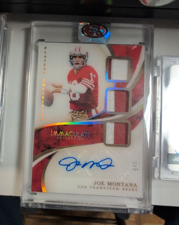 2019 Panini Immaculate Collection Players Collection #45 Joe Montana — front