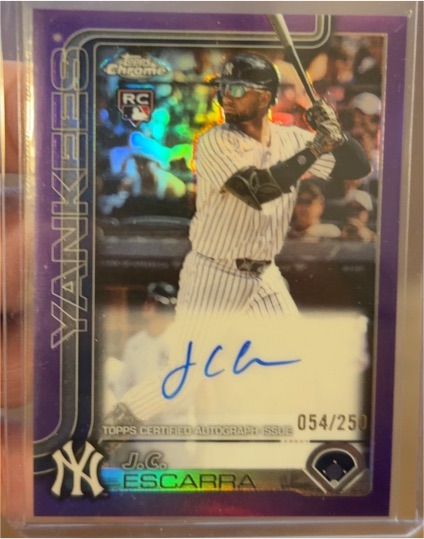2025 Topps Chrome Update #AC-JE J.C. Escarra — front