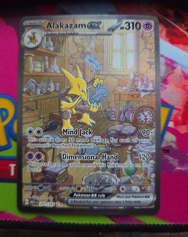 2022 Pokémon TCG Scarlet & Violet 151 #201 Alakazam GX — front