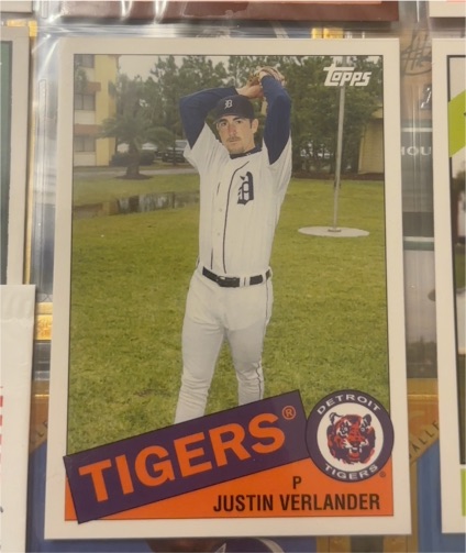 2008 Topps Trading Card History #TCH32 Justin Verlander — front