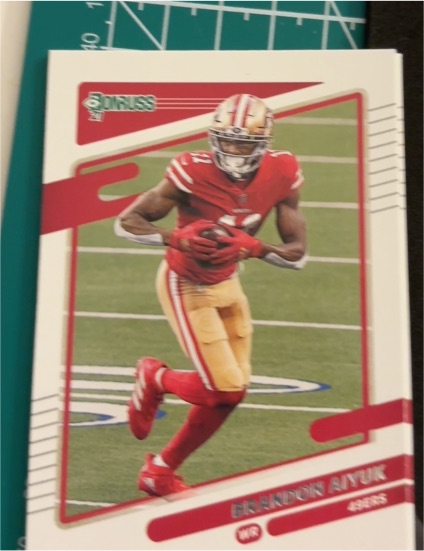 2021 Donruss #58 Brandon Aiyuk — front