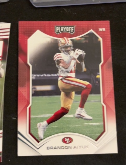2021 Panini Playoff #W12 Brandon Aiyuk — front