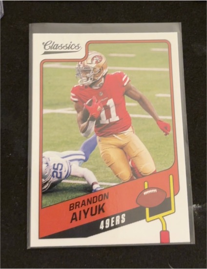 2021 Panini Classics Red Back #D Brandon Aiyuk — front