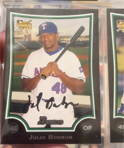 2009 Bowman Draft Picks & Prospects #BDP49 Julio Borbon — front