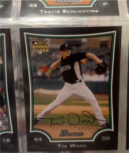 2009 Bowman Draft Picks & Prospects #64 Tim Wood — front