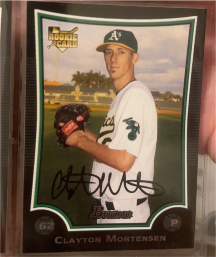 2009 Bowman Draft Picks & Prospects #BDP38 Clayton Mortensen — front
