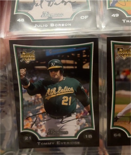 2009 Bowman #18 Tommy Everidge — front