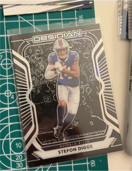 2020 Panini Obsidian #86 Stefon Diggs — front