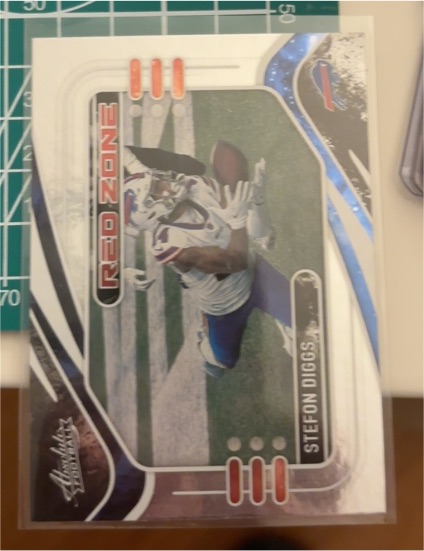 2021 Panini Absolute #RZ11 Stefon Diggs Red Zone — front