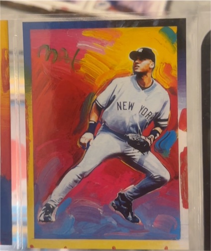 1997 Topps Gallery #PM1 Derek Jeter Peter Max Serigraph — front