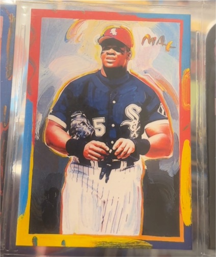 1997 Topps Gallery #PM6 Frank Thomas Peter Max — front
