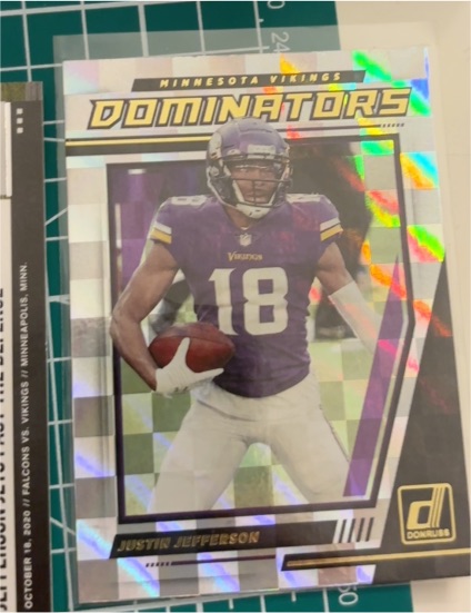 2021 Donruss Dominators #D19 Justin Jefferson — front