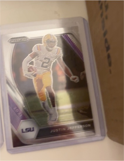 2021 Panini Prizm Draft Picks #56 Justin Jefferson — front