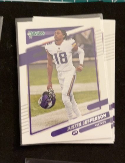 2021 Panini Donruss #127 Justin Jefferson — front