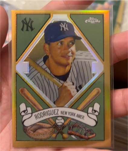 2008 Topps Chrome T205 Design #TCCP5 Alex Rodriguez — front