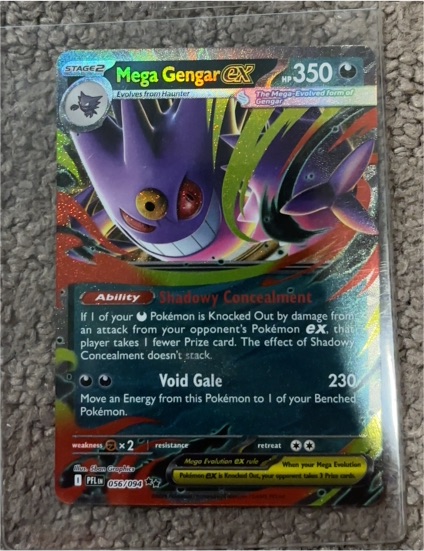 2014 Pokemon TCG ME02: Phantasmal Flames #056 Mega Gengar ex — front