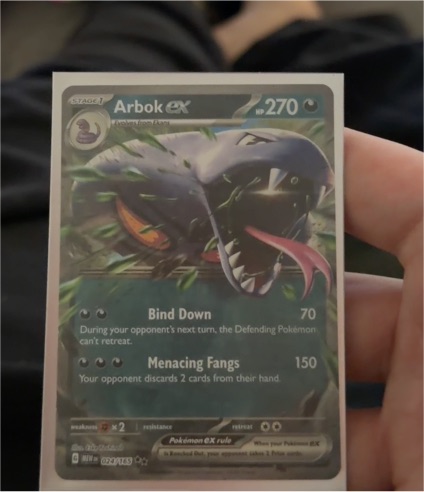 2022 Pokémon Scarlet & Violet 151 #024 Arbok ex — front