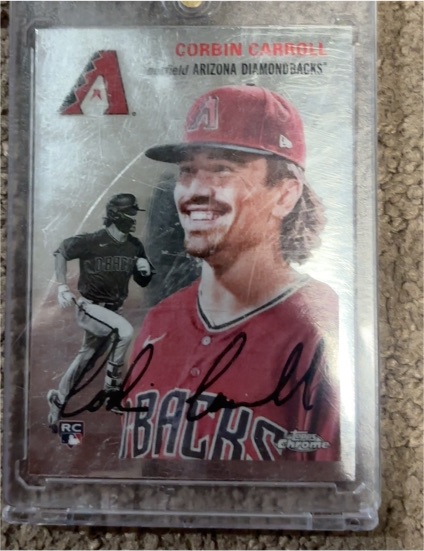 2023 Topps Chrome Platinum Anniversary #350 Corbin Carroll — front