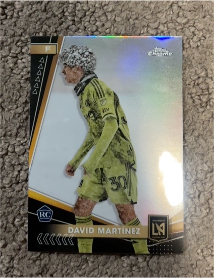 2024 Topps Chrome MLS #128 David Martinez — front