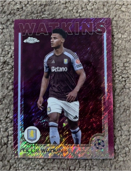 2024-25 Topps Chrome UEFA Club Competitions #33 Ollie Watkins — front
