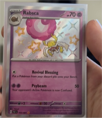 2024 Pokémon SV: Paldean Fates #163 Rabsca — front