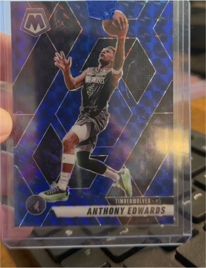 2024-25 Panini Mosaic #5 Anthony Edwards — front