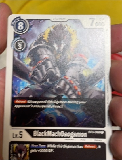 2021 Digimon BlackMachGaogamon #BT5-068 — front