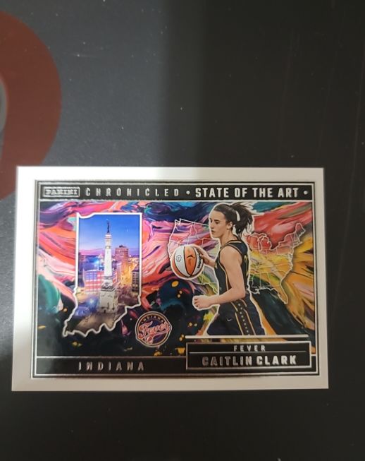 2025 Panini Chronicled #84 Caitlin Clark State of the Art — front