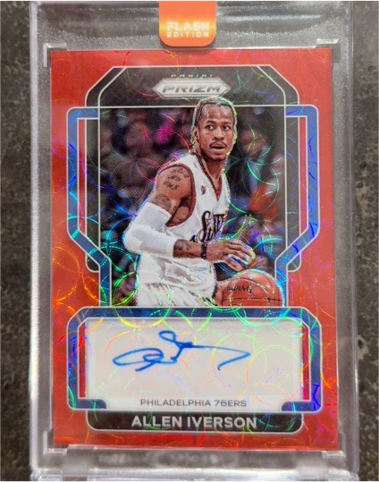 2021-22 Panini Prizm #SG-AIV Allen Iverson — front