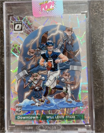 2023 Panini Donruss Optic Downtown #D-14 Will Levis Titans — front