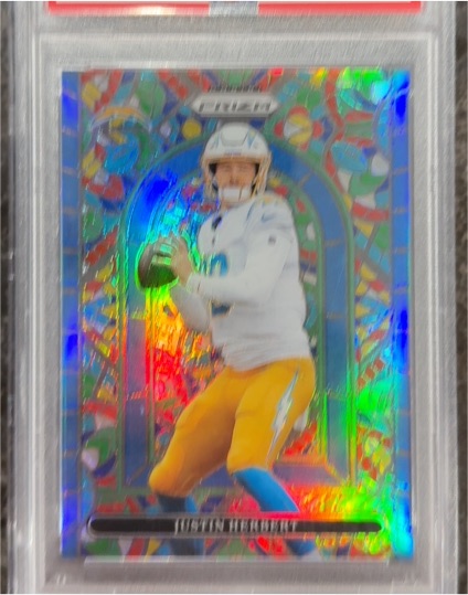 2021 Panini Prizm Stained Glass #SG-20 Justin Herbert — front