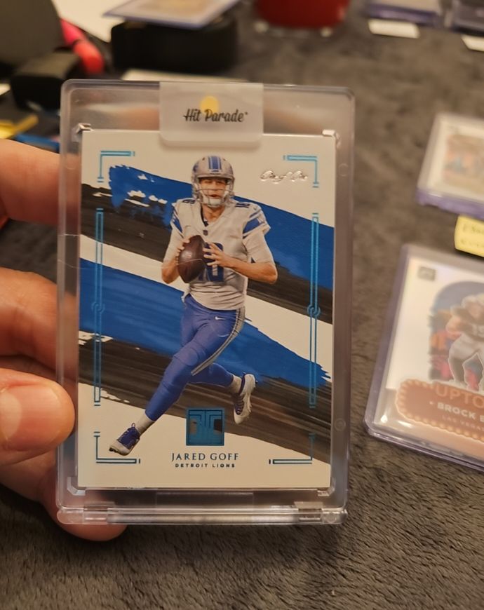 2023 Panini Hit Parade #T Jared Goff — front