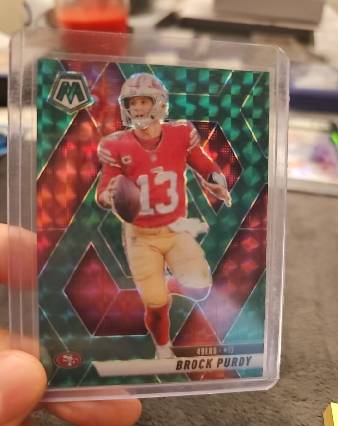 2025 Panini Mosaic #221 Brock Purdy — front