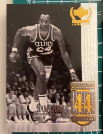 1998-99 Upper Deck Century Legends #44 Sam Jones — front