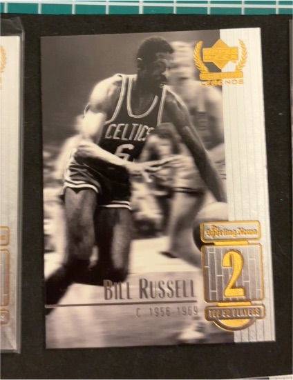 1999 Upper Deck Century Legends #2 Bill Russell — front