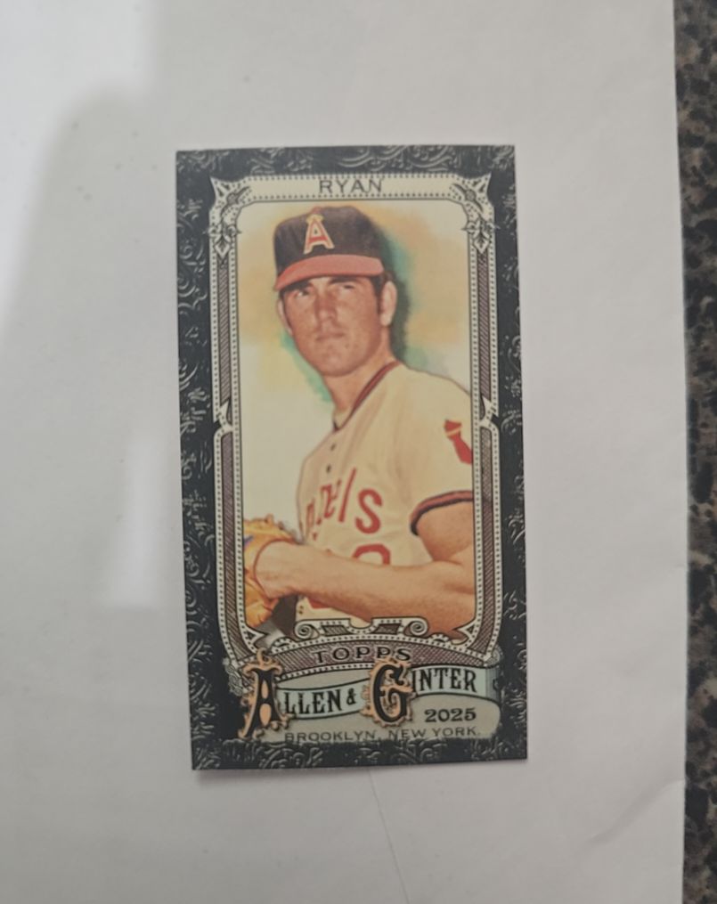 2025 Topps Allen & Ginter #63 Nolan Ryan — front