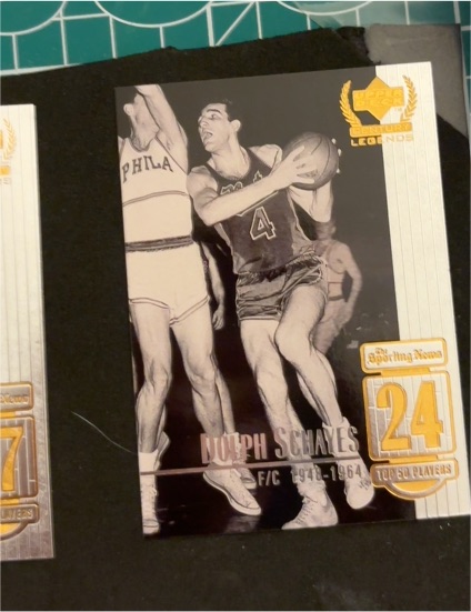 1998-99 Upper Deck Century Legends #24 Dolph Schayes — front