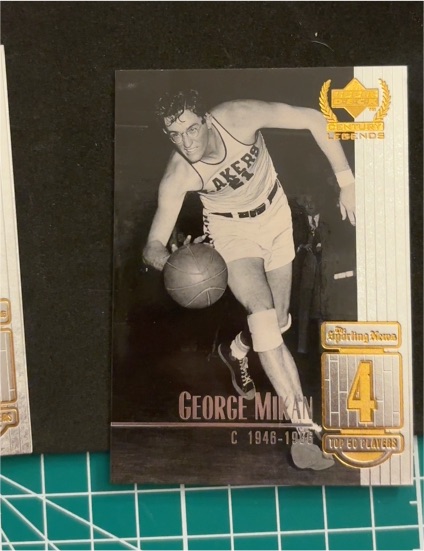 1998-99 Upper Deck Century Legends #4 George Mikan — front