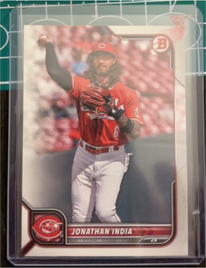 2022 Bowman #52 Jonathan India — front