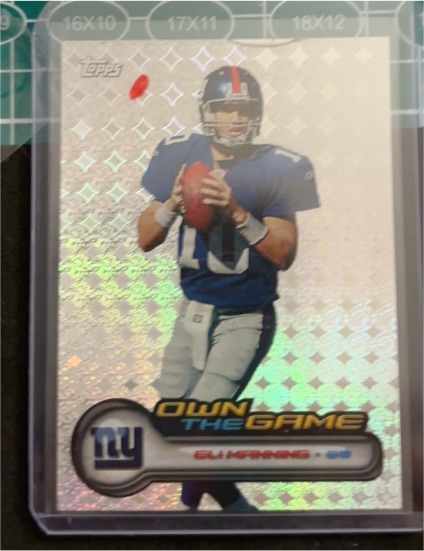 2006 Topps Chrome #OTG15 Eli Manning Own The Game — front