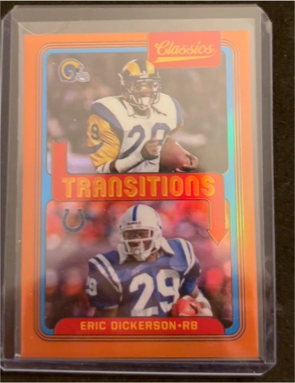 2021 Panini Classics #T-10 Eric Dickerson Transitions — front
