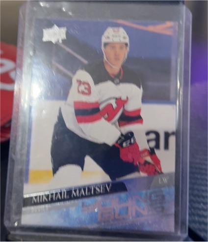 2020-21 Upper Deck Extended Series Young Guns #723 Mikhail Maltsev — front