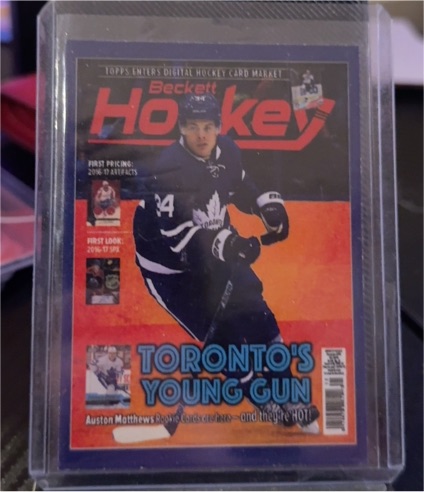 2016 Beckett Hockey Magazine Cover #Auston Matthews — front