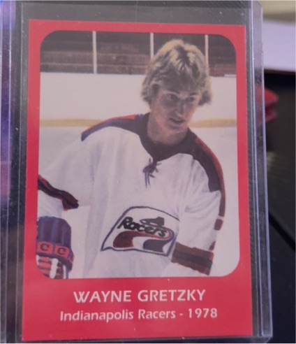 1978 National Sports Card #1 Wayne Gretzky Indianapolis Racers — front