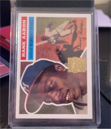 1956 Topps #31 Hank Aaron — front