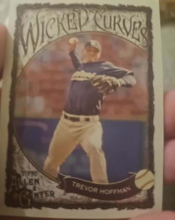 2025 Topps Allen & Ginter #WC-27 Trevor Hoffman Wicked Curves — front