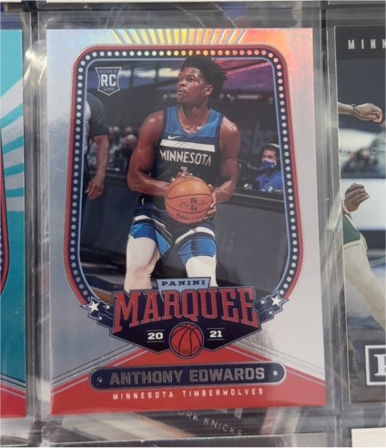2020-21 Panini Chronicles Marquee #254 Anthony Edwards — front