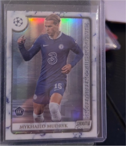 2022-23 Topps Stadium Club Chrome UEFA #CC-MM Mykhailo Mudryk — front