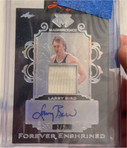 2023 Leaf Forever Enshrined #Larry Bird — front