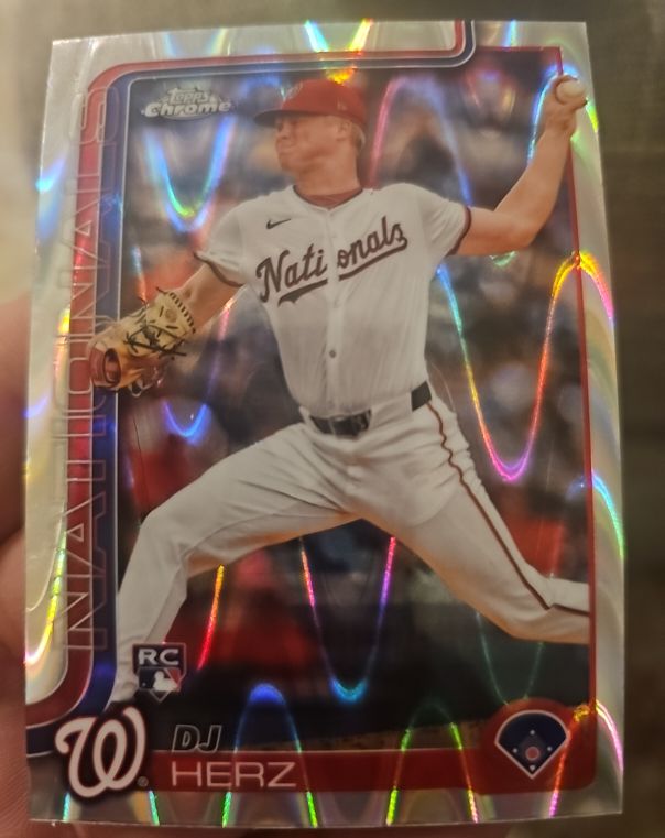 2025 Topps Chrome #270 DJ Herz — front